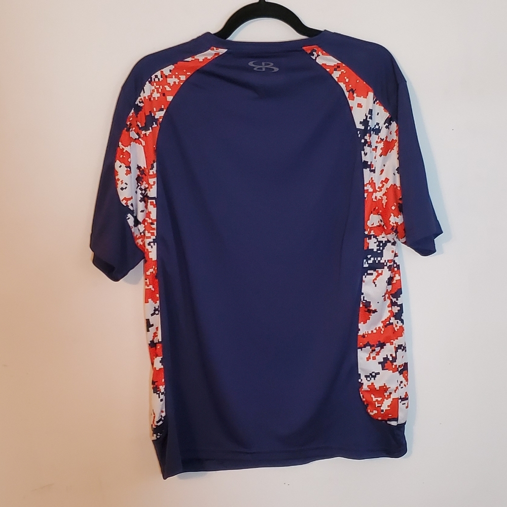 Boombah Dark Blue Workout T-Shirt Training Tee